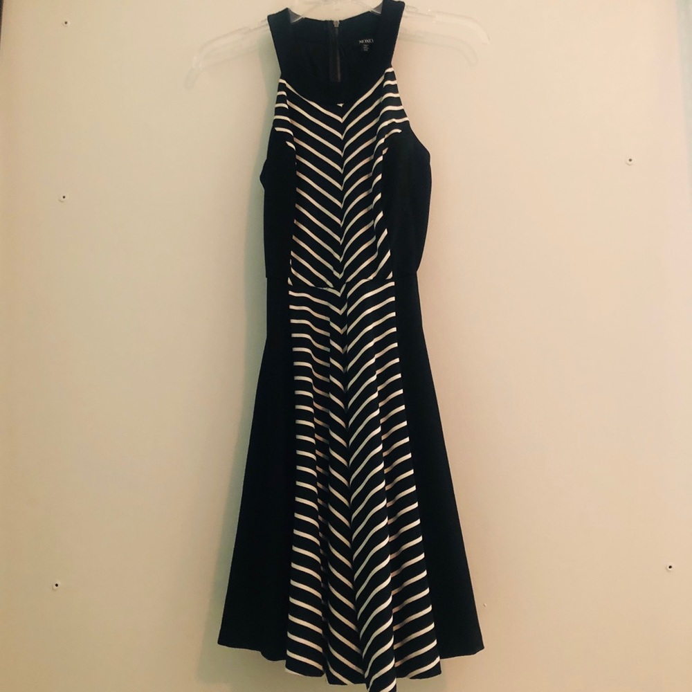 3/4 XOXO Black Dress